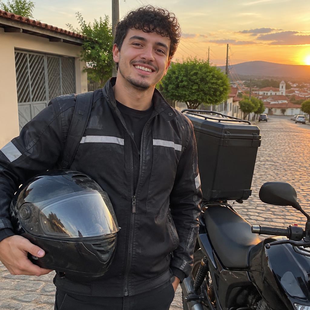 Foto de aluno da Auto Escola Exclusiva (Primeira CNH A)